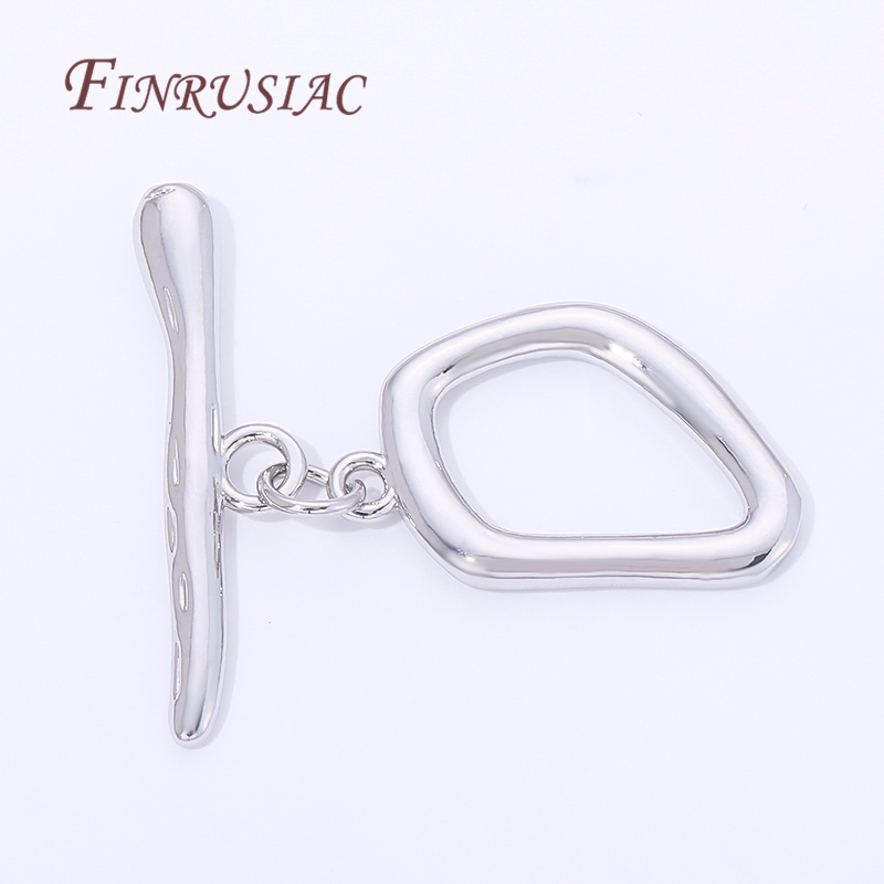 Toggle Clasp Gold - 2/4/6 adet rodyum kaplama geçiş tokaları