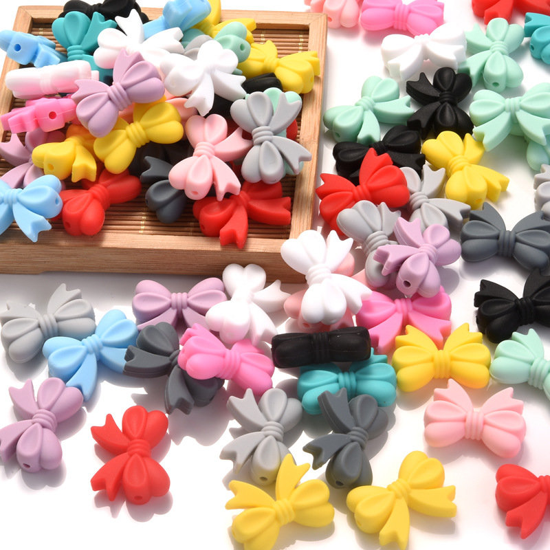 Jewelry Making 3 Year Old - 5 adet silikon ilmek boncuk, BPA