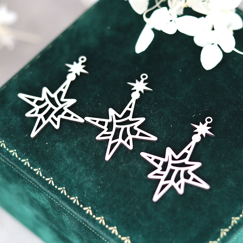 Jewelry Making Guide - 3 adet kılavuz kutup yıldız Charms