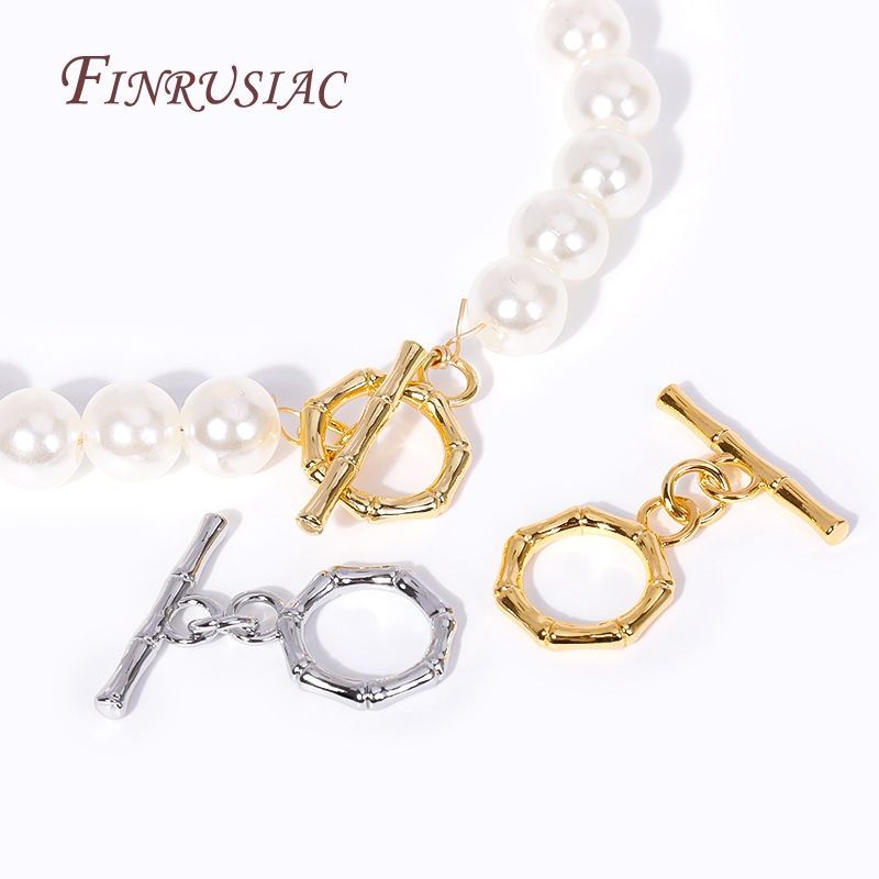 Toggle Clasp Gold - Takı İçin 18 Ayar Altın Kaplama