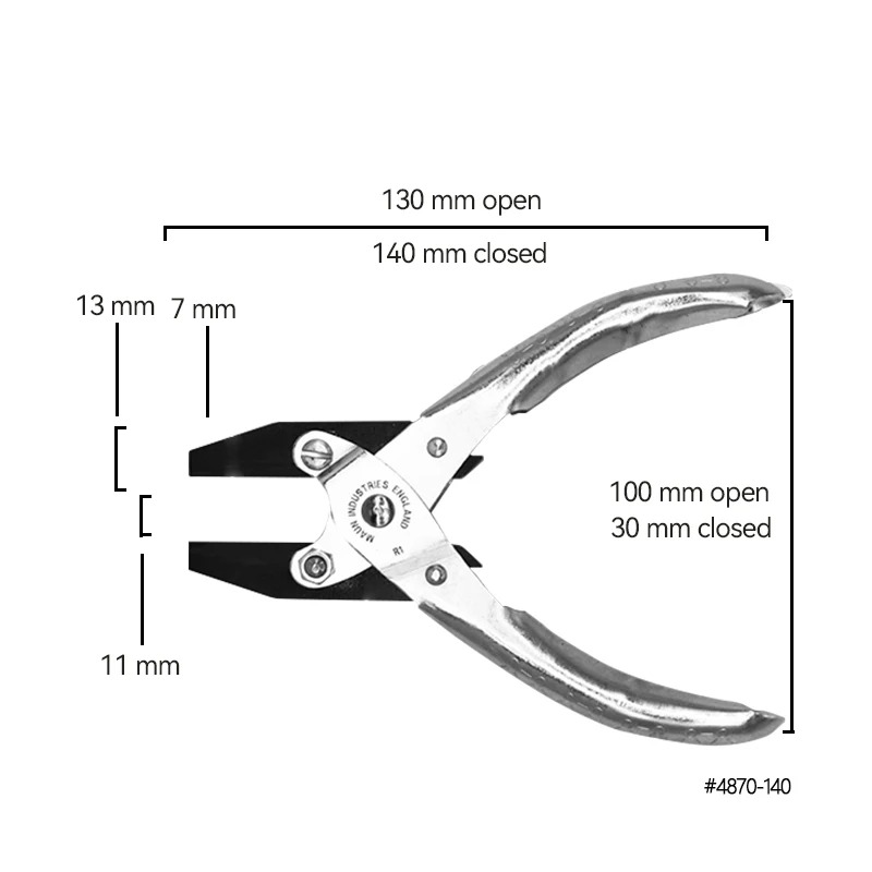Jewelry Making Uk - İngiltere MAUN 140mm Düz Çeneli Düz