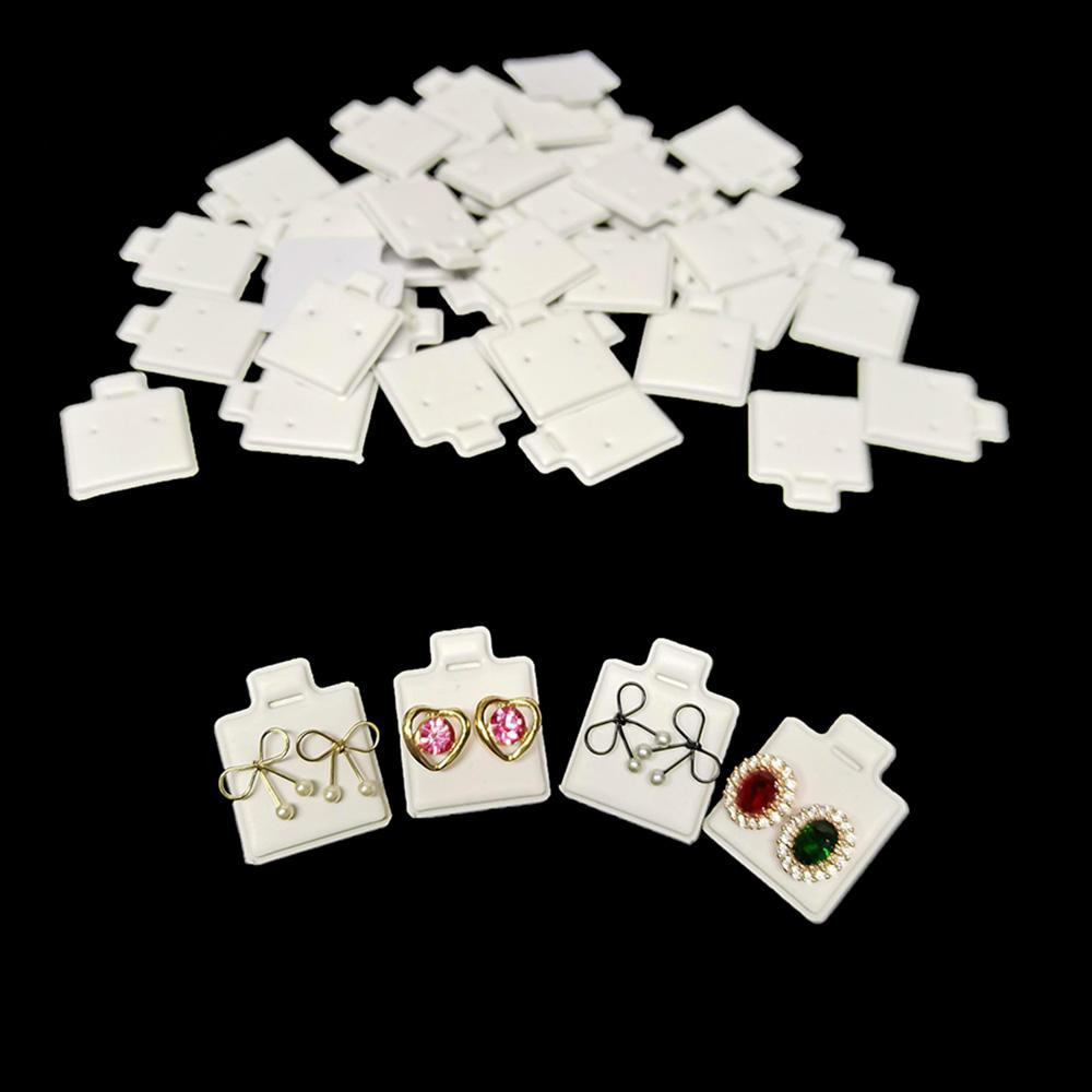 Jewelry Making Organizer - 100 adet/torba kulak çıtçıt tutucu beyaz