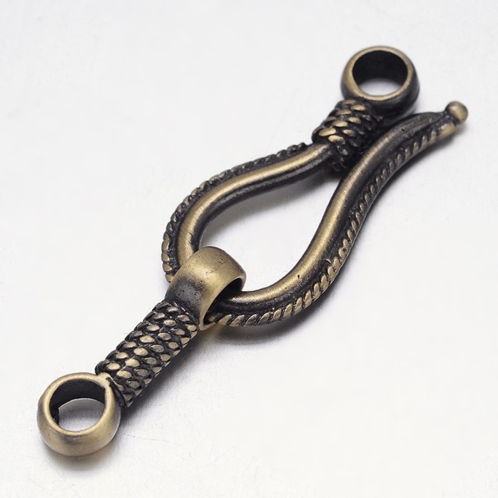 Toggle Clasp Gold - Raf Kaplama Pirinç Kanca ve S-Kanca