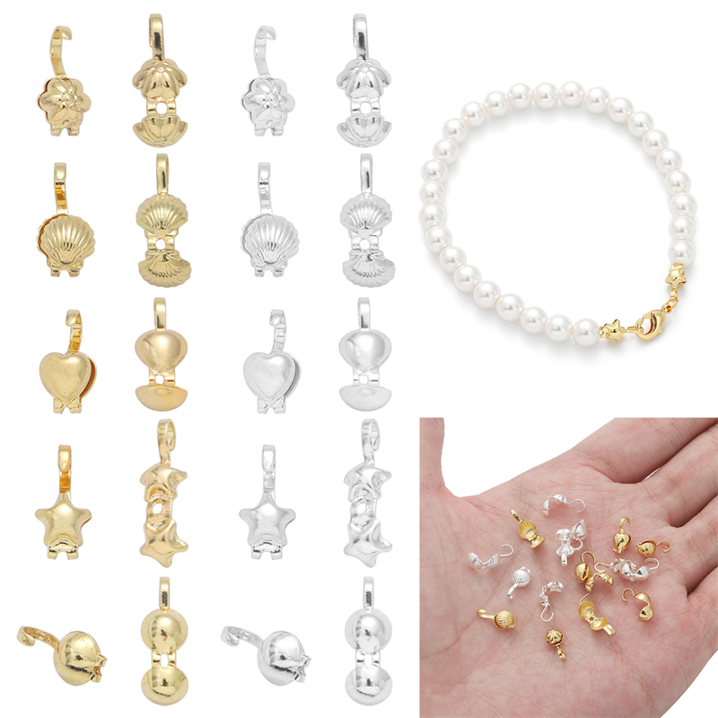 Toggle Clasp Gold - 20 adet 5mm gümüş/14K altın kaplama