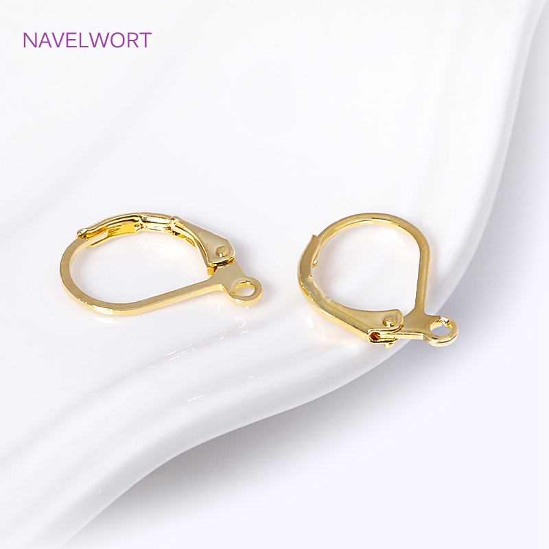 Jewelry Making Earring Supplies - Moda fransız küpe kolu-geri küpe 18K