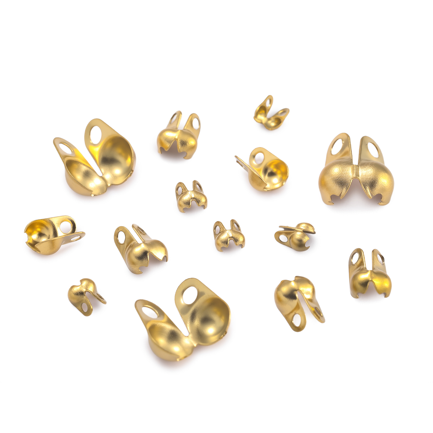 Jewelry Making Bead - 10 adet Paslanmaz Çelik Çift Delikli