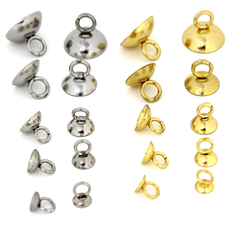 Jewelry Making Bead - 20 adet 4/5/6/8/10mm paslanmaz çelik boncuk