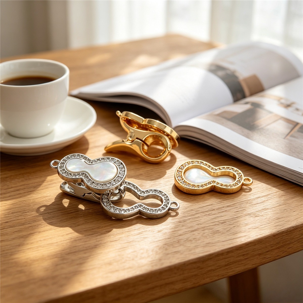 Pirinç 14 Ayar Altın Kaplama S - Toggle Clasp Gold incelemesi ve fiyatı
