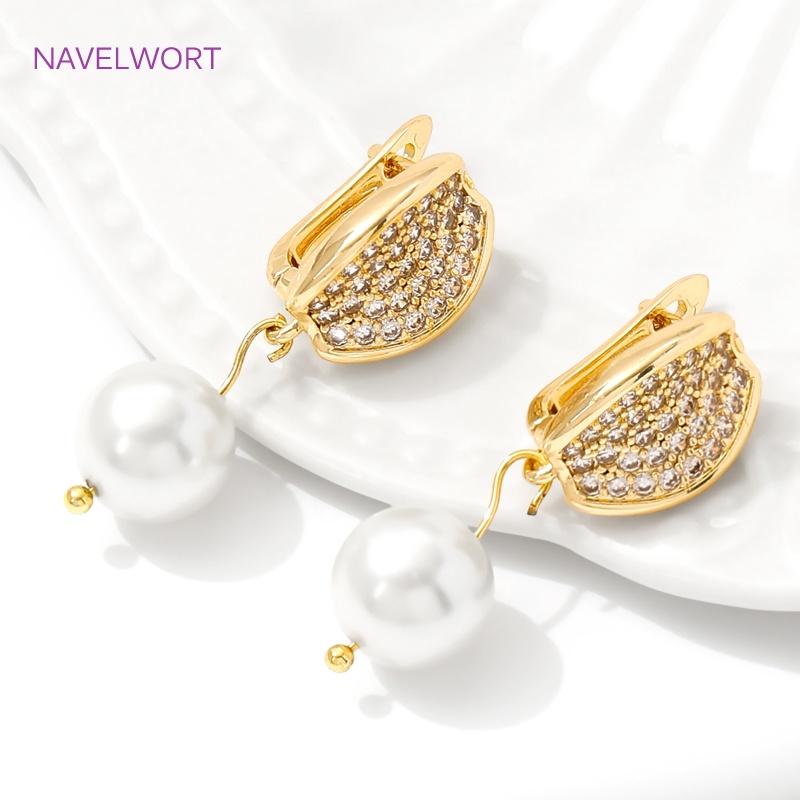 18K Altın Kaplama Pirinç Küpe  - Jewelry Making Earring Supplies incelemesi ve fiyatı