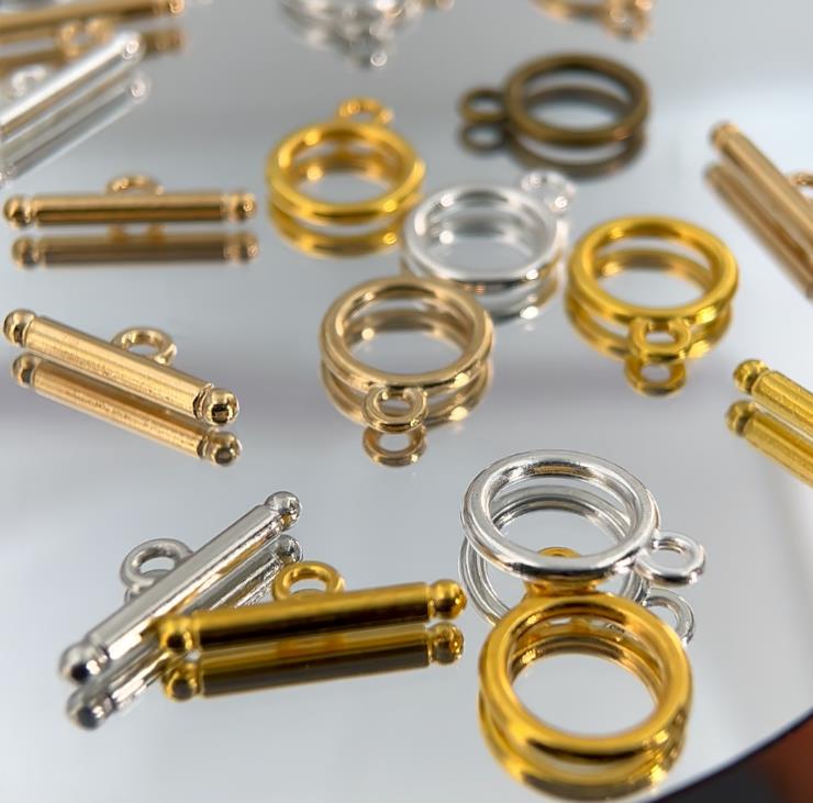 10 takım/grup Metal OT Klipsle - Toggle Clasp Gold incelemesi ve fiyatı