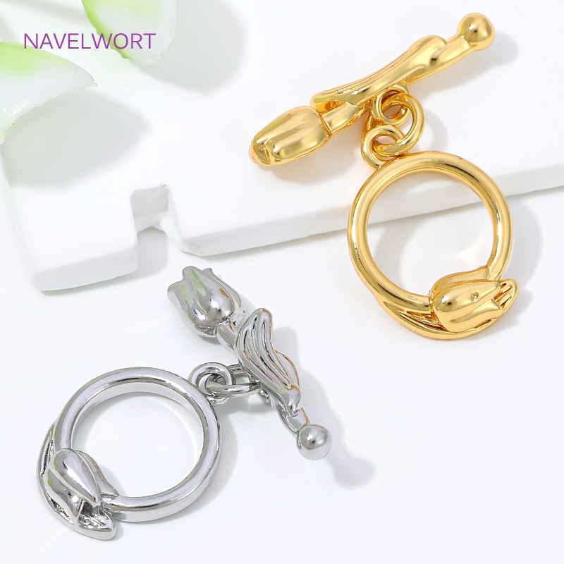 18 Ayar Altın Kaplama Pirinç G - Toggle Clasp Gold incelemesi ve fiyatı