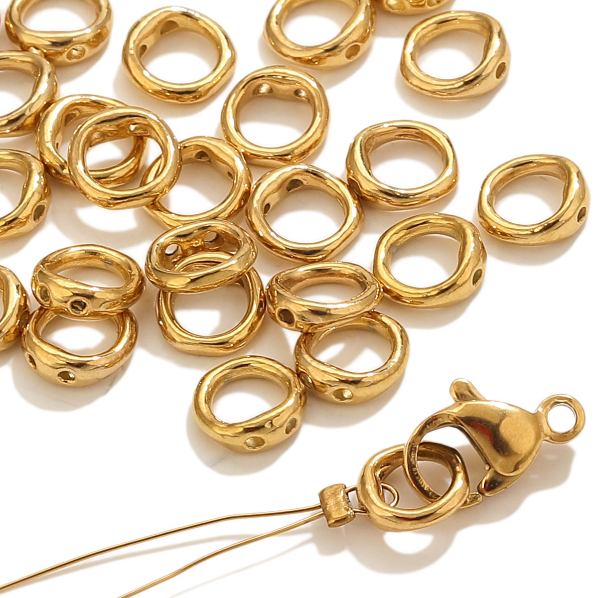 20 adet Paslanmaz Çelik Klipsl - Jewelry Making Bead incelemesi ve fiyatı