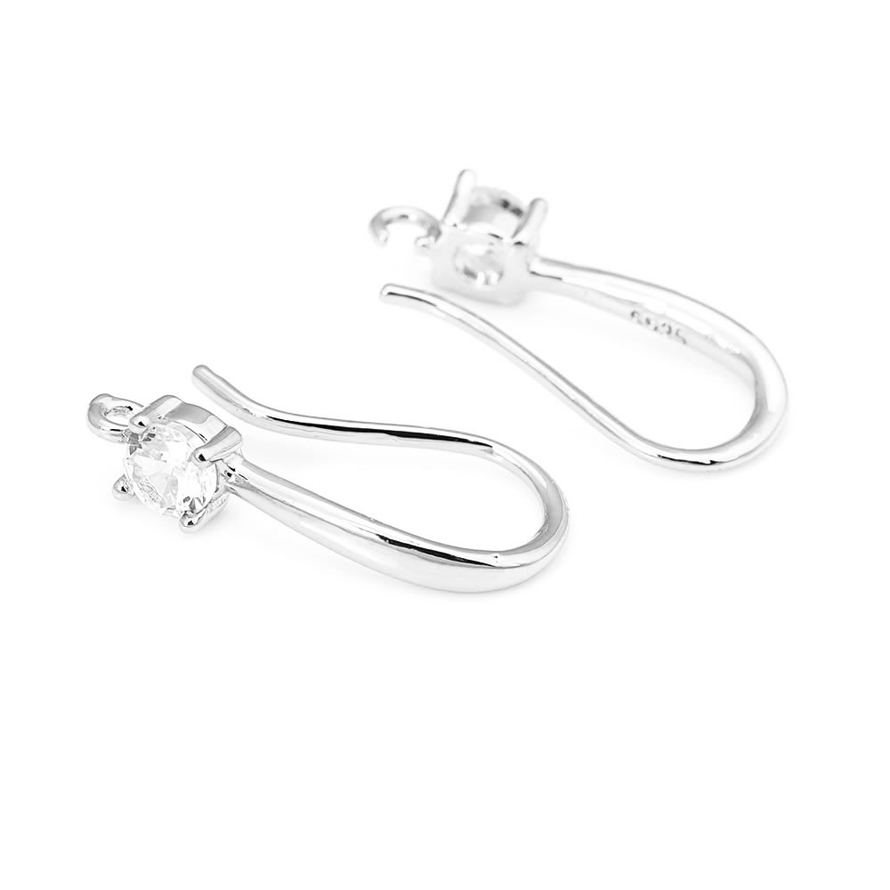 18 K Altın Rengi Pirinç Zirkon - Jewelry Making Earring Supplies incelemesi ve fiyatı