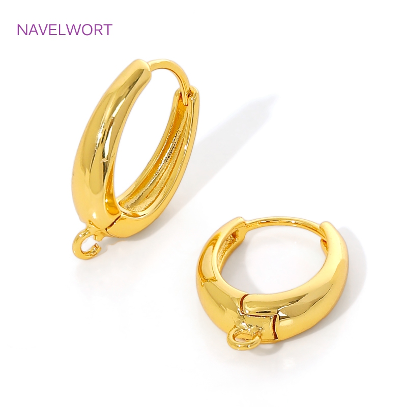 18K Altın Kaplama Pirinç Kulak - Jewelry Making Earring Supplies incelemesi ve fiyatı
