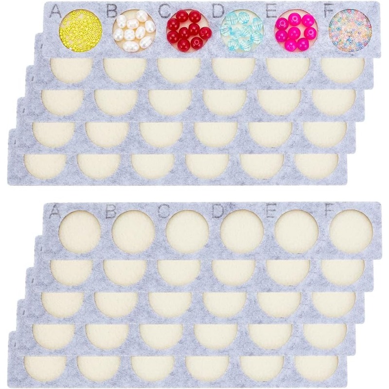 10 adet boncuk tasarım tepsile - Jewelry Making Organizer incelemesi ve fiyatı