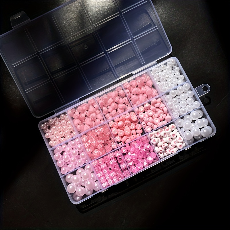 10 parçalı pembe alfabe kutusu - Jewelry Making Organizer incelemesi ve fiyatı