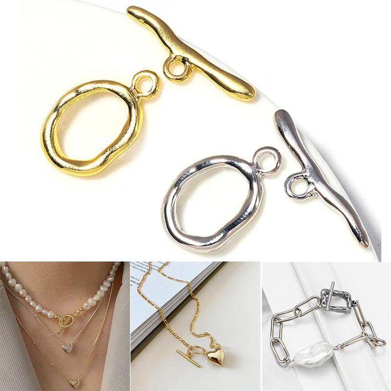 Yeni Düzensiz Kavisli OT Klips - Toggle Clasp Gold incelemesi ve fiyatı