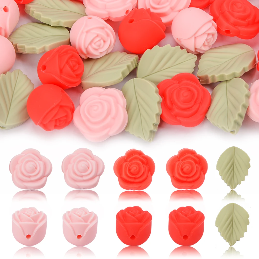 LOFCA 30 adet gül silikon bonc - Jewelry Making 3 Year Old incelemesi ve fiyatı