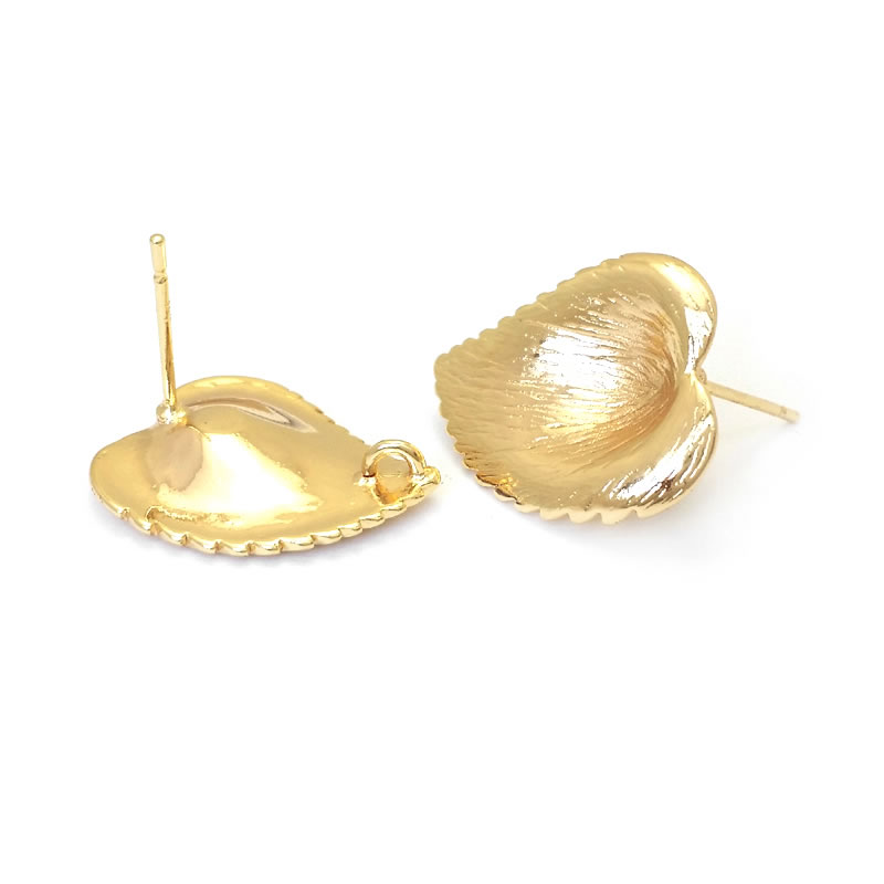 18K altın renk pirinç Lotus ya - Jewelry Making Earring Supplies incelemesi ve fiyatı