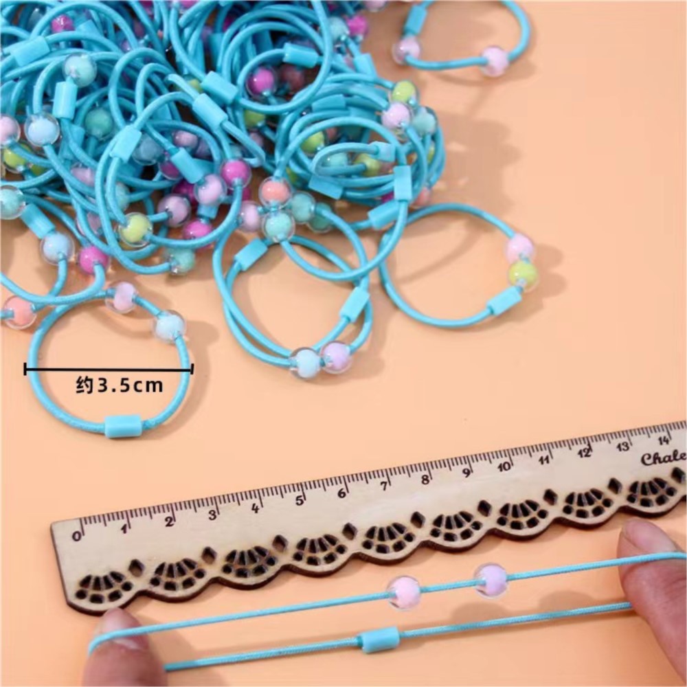 50 adet sevimli elastik saç ba - Jewelry Making 3 Year Old incelemesi ve fiyatı