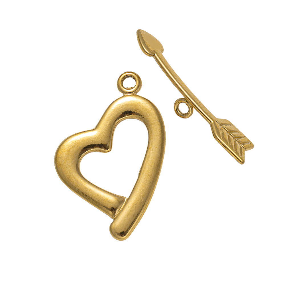 5 takım paslanmaz çelik geçiş  - Toggle Clasp Gold incelemesi ve fiyatı