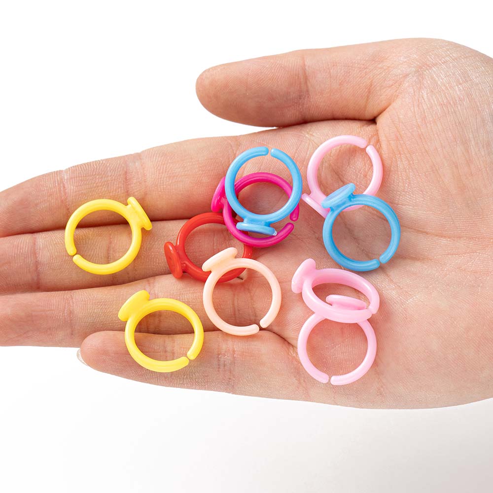 100 adet Şeffaf Plastik Ayarla - Jewelry Making 3 Year Old incelemesi ve fiyatı