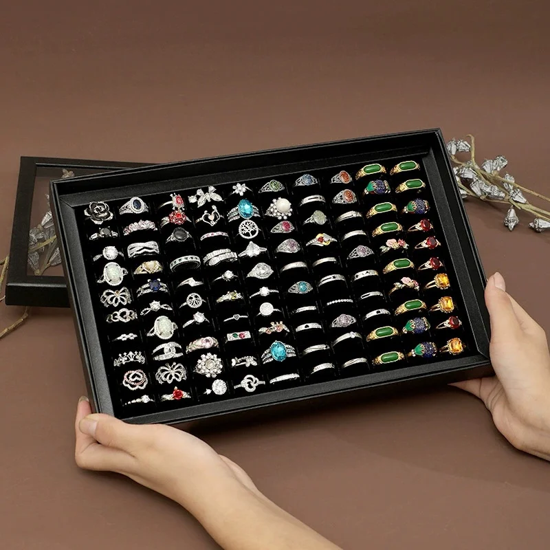 1 takım halka tutucu teşhir te - Jewelry Making Organizer incelemesi ve fiyatı
