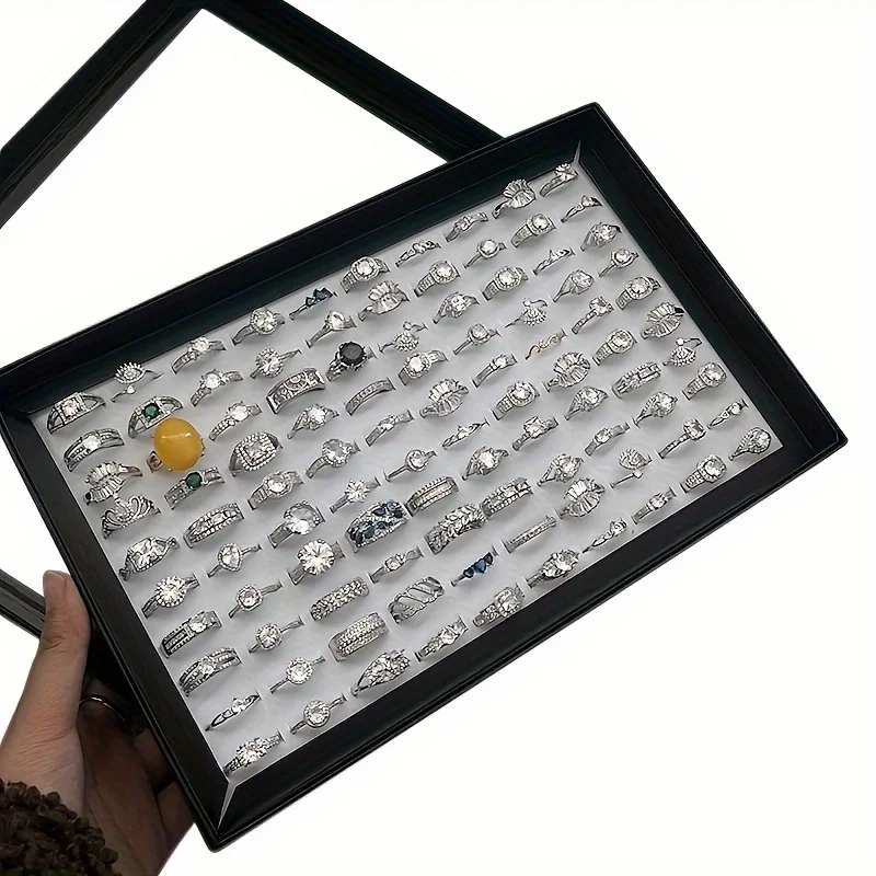 1 takım halka tutucu teşhir te - Jewelry Making Organizer incelemesi ve fiyatı