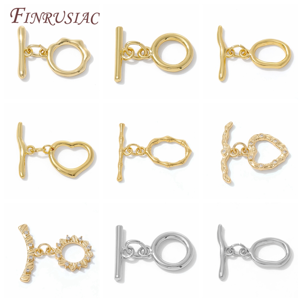 Takı için 18K Altın Kaplama Ge - Toggle Clasp Gold incelemesi ve fiyatı