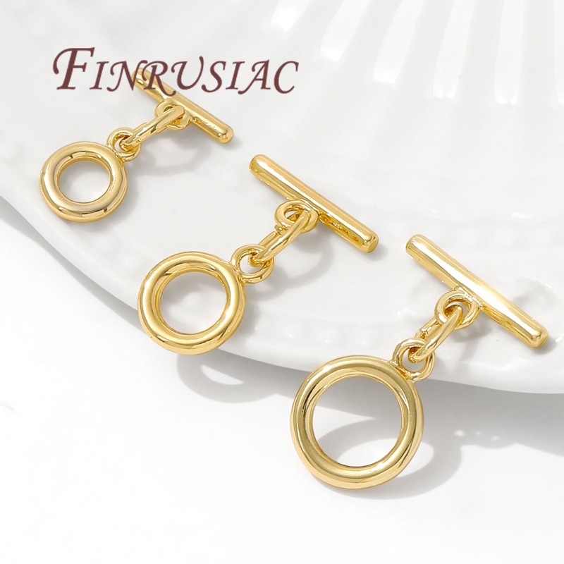 Takı için 18K Altın Kaplama Ge - Toggle Clasp Gold incelemesi ve fiyatı