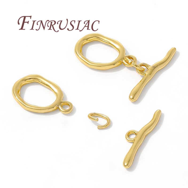 Takı için 18K Altın Kaplama Ge - Toggle Clasp Gold incelemesi ve fiyatı