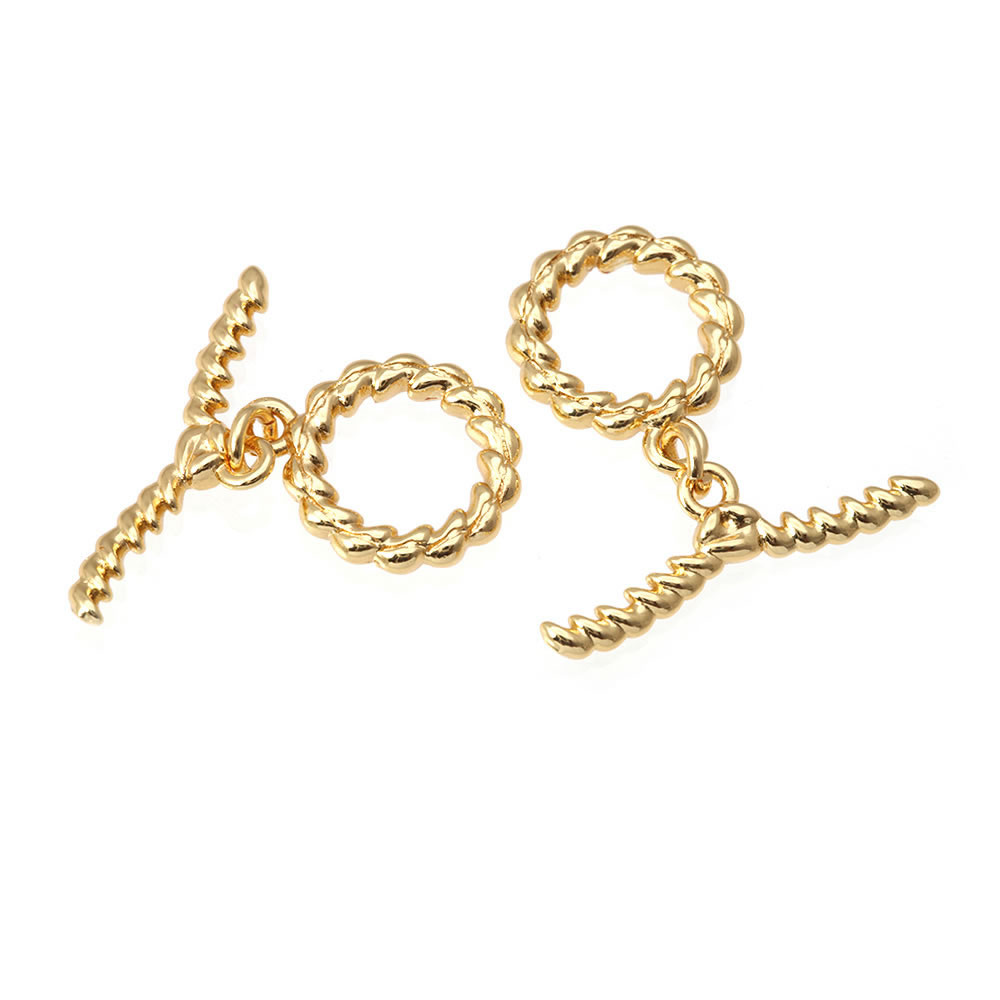 6 Set 18 Ayar Altın Rengi Piri - Toggle Clasp Gold incelemesi ve fiyatı