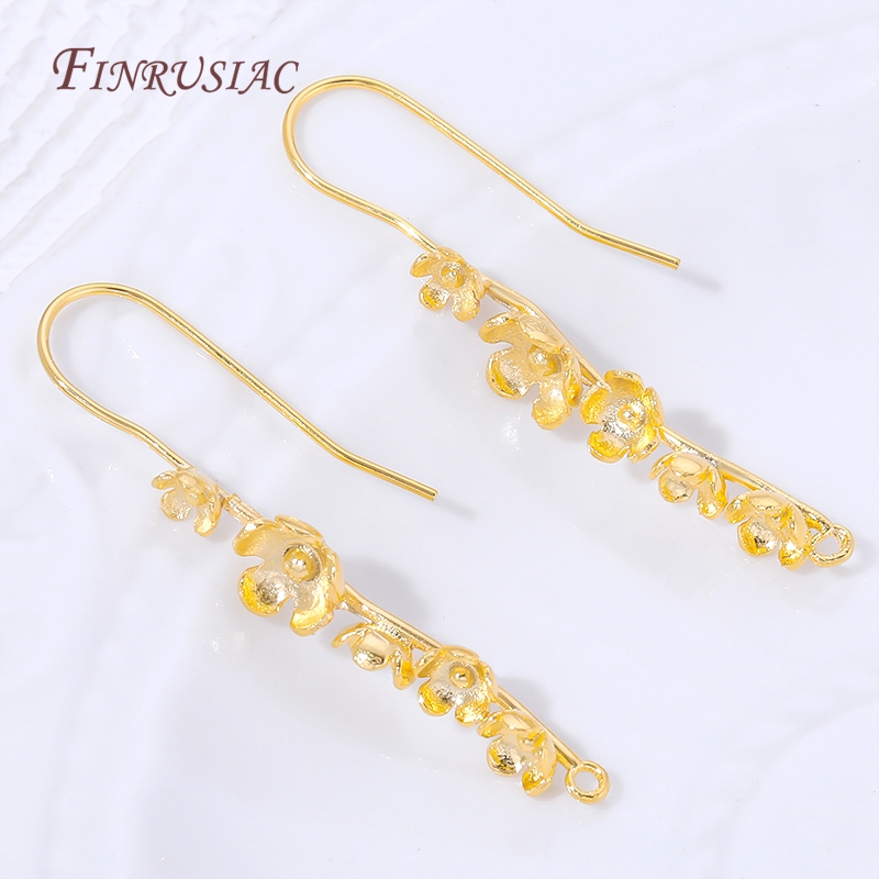 18K Altın Kaplama Çiçek Küpe K - Jewelry Making Earring Supplies incelemesi ve fiyatı