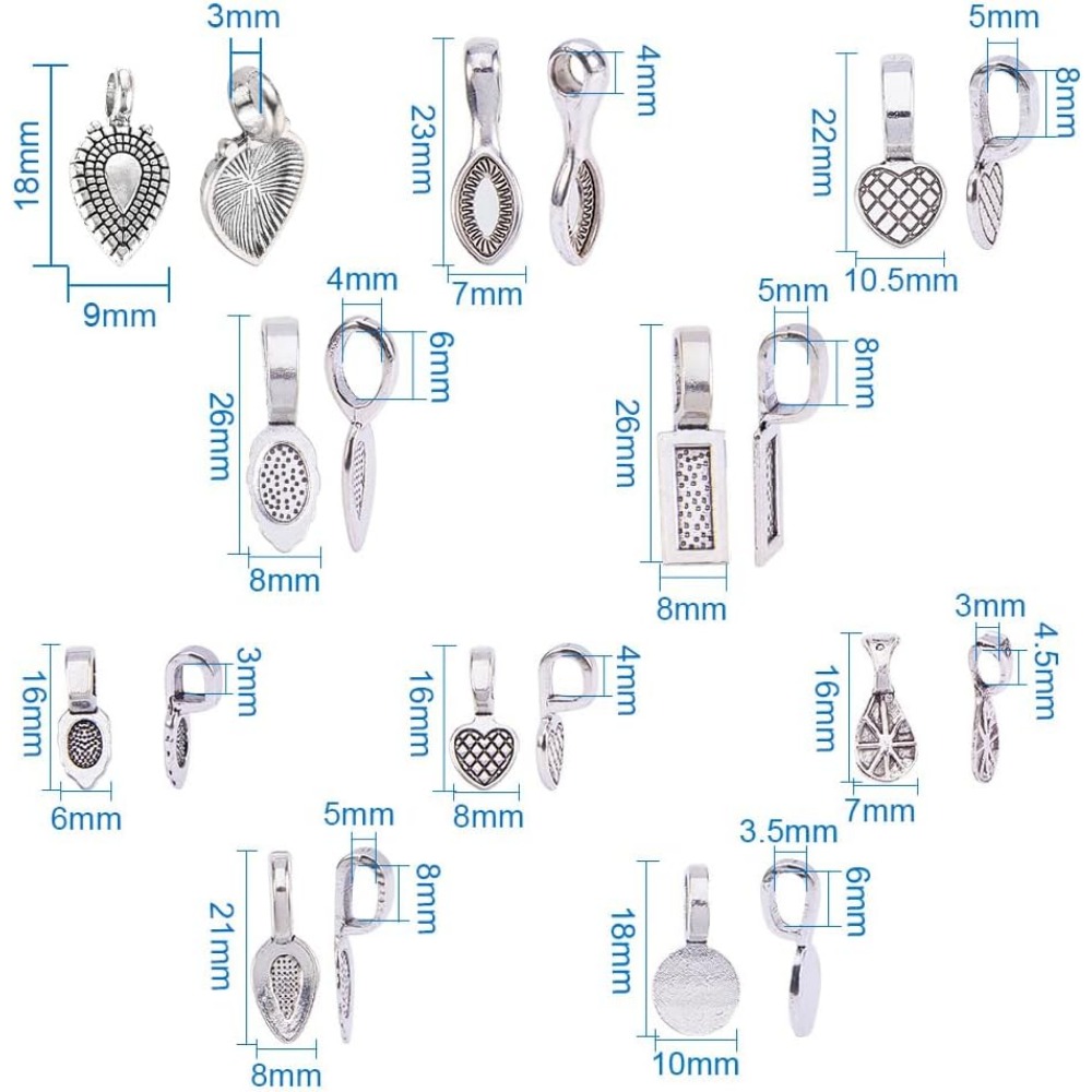 200 Parça 10 Stil Tibet Gümüş  - Jewelry Making Silver incelemesi ve fiyatı