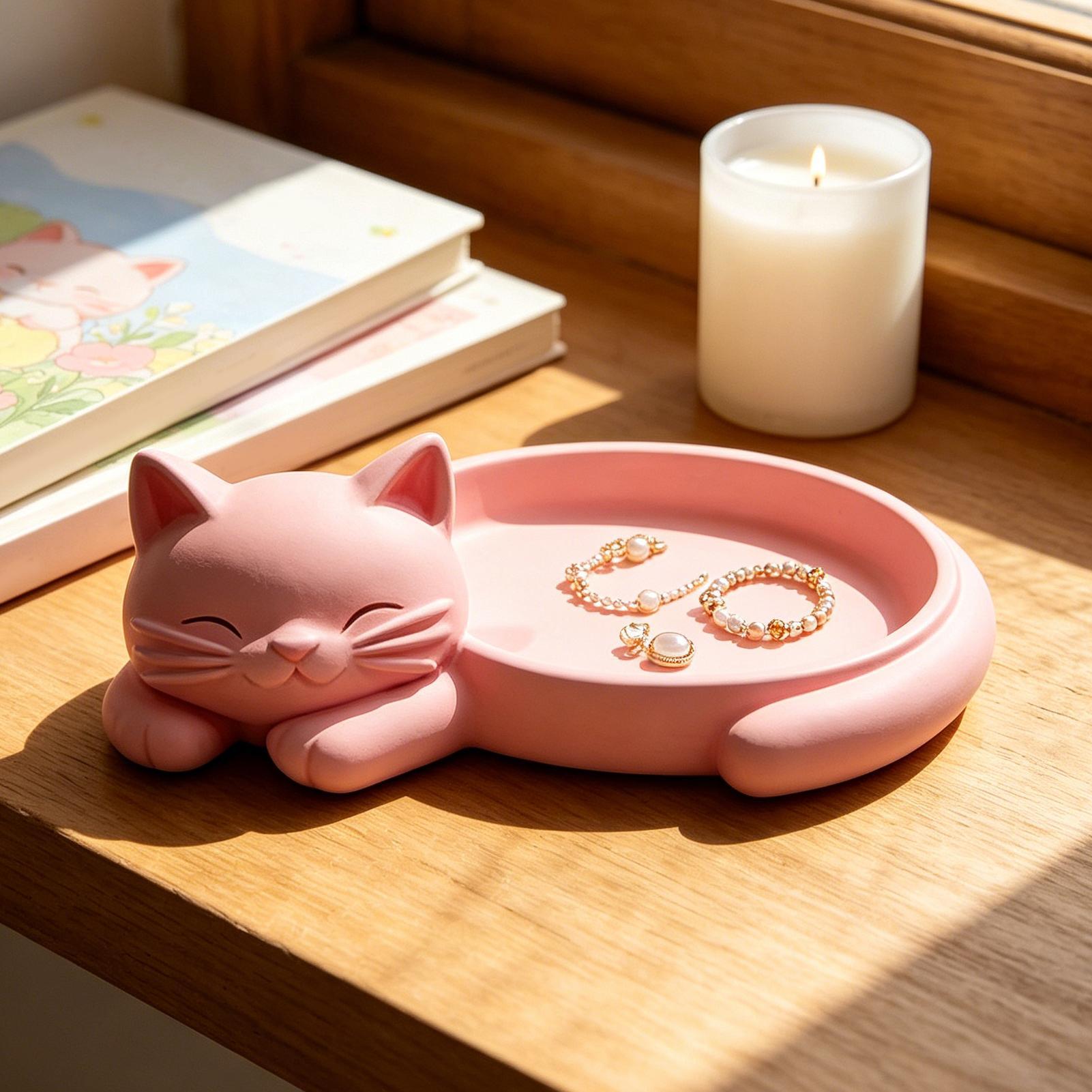 Kedi Şekilli Takı Organizatör  - Jewelry Making Organizer incelemesi ve fiyatı