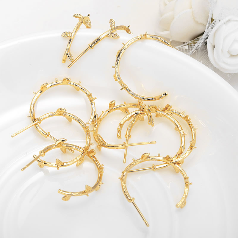 6 adet 18K altın rengi pirinç  - Jewelry Making Earring Supplies incelemesi ve fiyatı