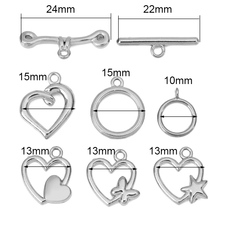5 set PVD Solmaz Paslanmaz Çel - Toggle Clasp Gold incelemesi ve fiyatı