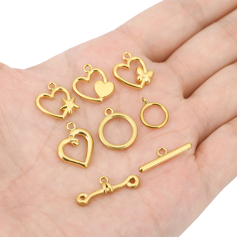 5 set PVD Solmaz Paslanmaz Çel - Toggle Clasp Gold incelemesi ve fiyatı