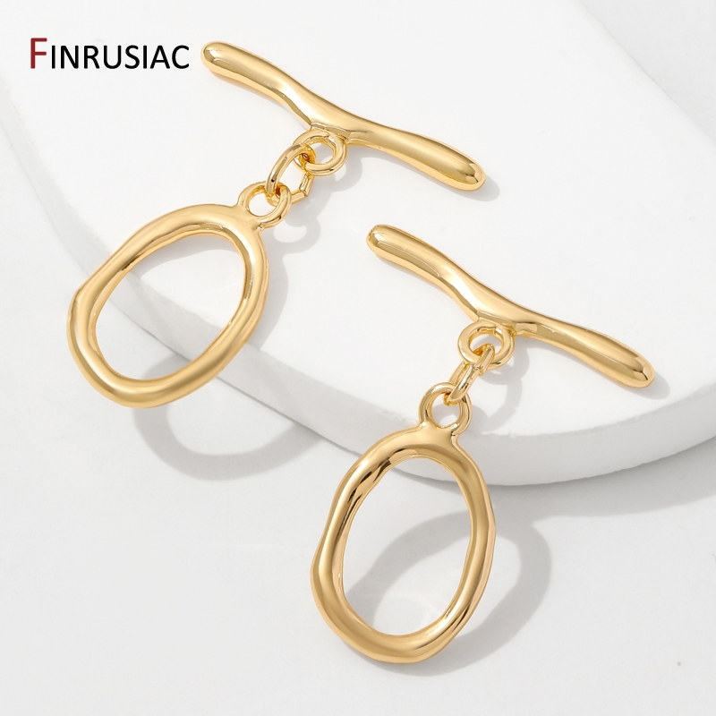 18 Ayar Altın Kaplama Pirinç O - Toggle Clasp Gold incelemesi ve fiyatı
