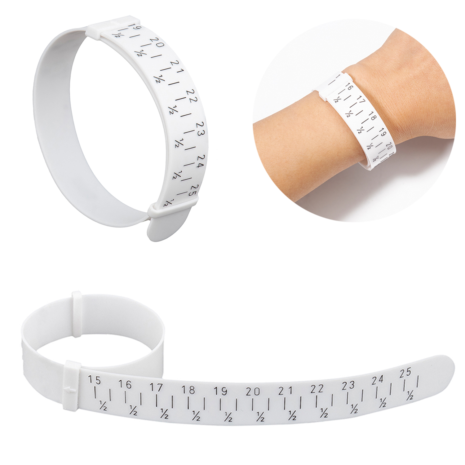 1 adet 27cm bilek Sizer ölçme  - Jewelry Making Uk incelemesi ve fiyatı