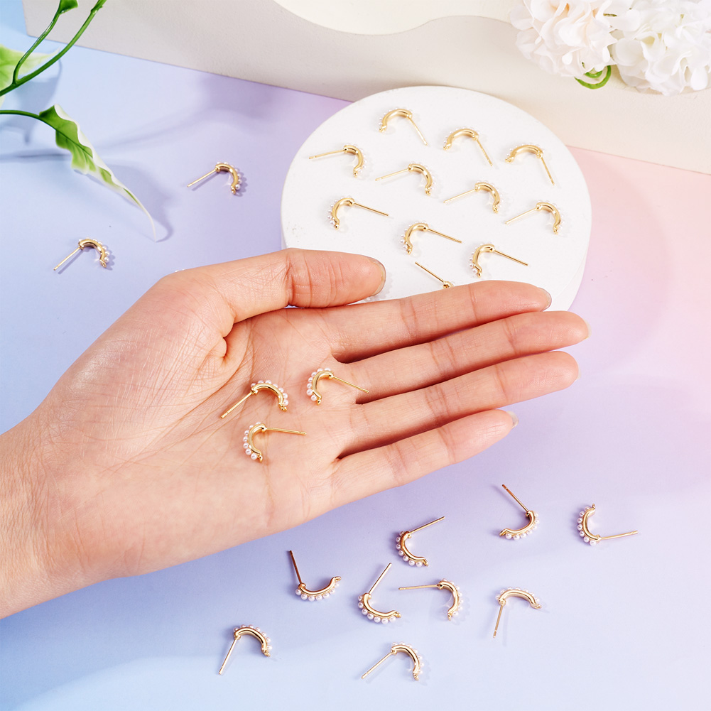 30 adet pirinç küpe aparatı, k - Jewelry Making Bead incelemesi ve fiyatı