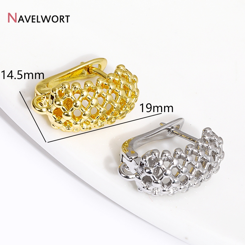 18 Ayar Altın Kaplama Pirinç O - Jewelry Making Earring Supplies incelemesi ve fiyatı