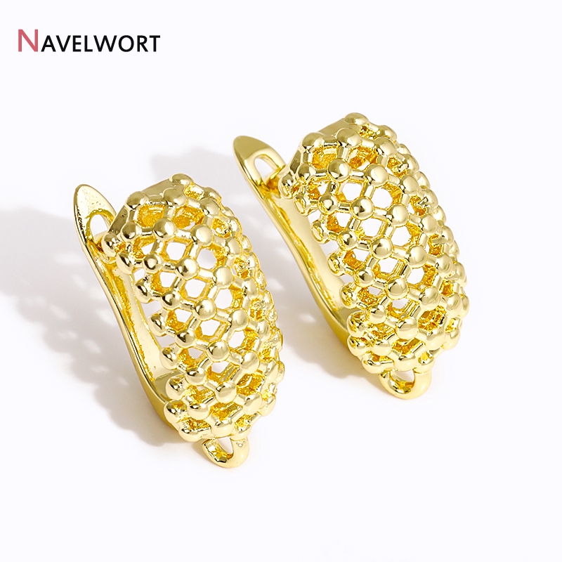18 Ayar Altın Kaplama Pirinç O - Jewelry Making Earring Supplies incelemesi ve fiyatı