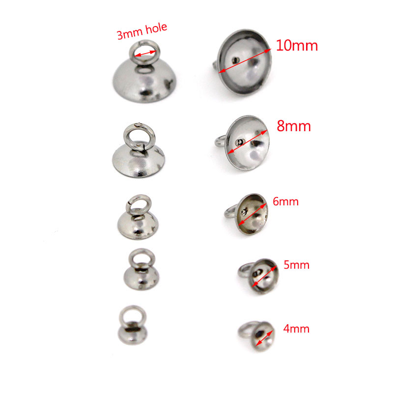 20 adet 4/5/6/8/10mm paslanmaz - Jewelry Making Bead incelemesi ve fiyatı